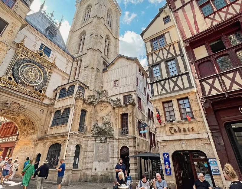 Rouen Old Town &amp; Cathedral, Rouen, Normandy, France